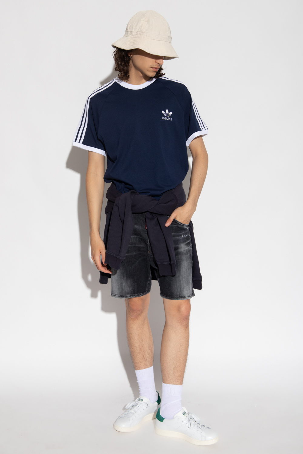 Navy blue shell top adidas deals